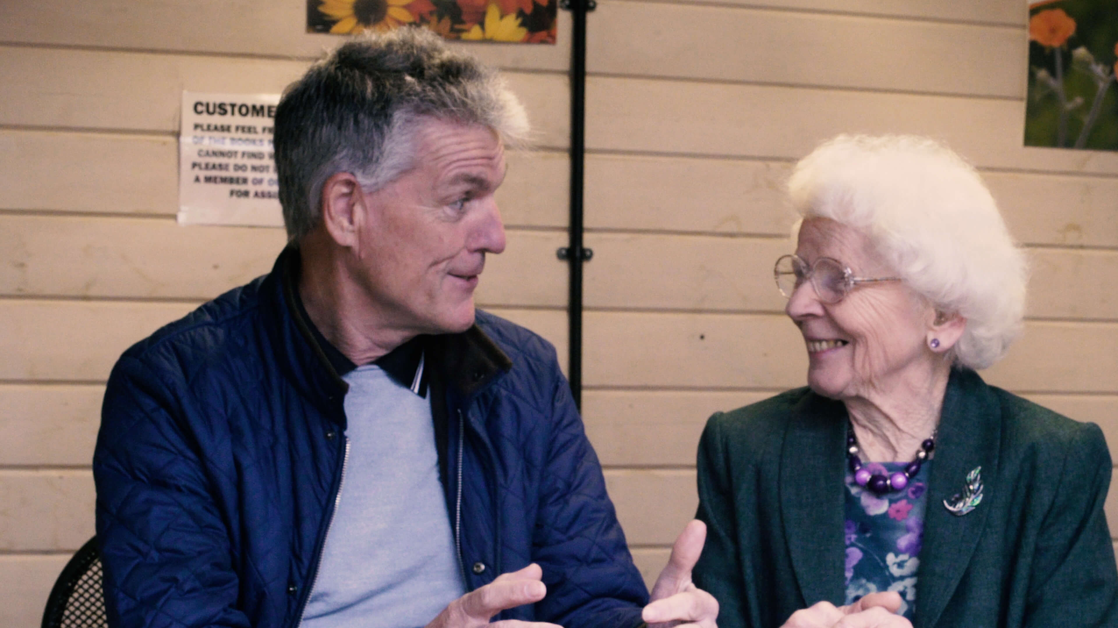 This is an image of Peter and Marjie who feature in a SocialEyes video.