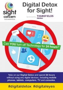 Poster showing an image of turning off your smartphone